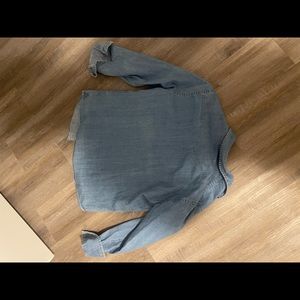 Mens levis denim button up long sleeve size small